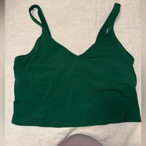 lululemon athletica Forest Green Tank Top